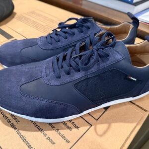 Piloti Endurance 24H Le Mans Men’s Navy Suede Sneaker